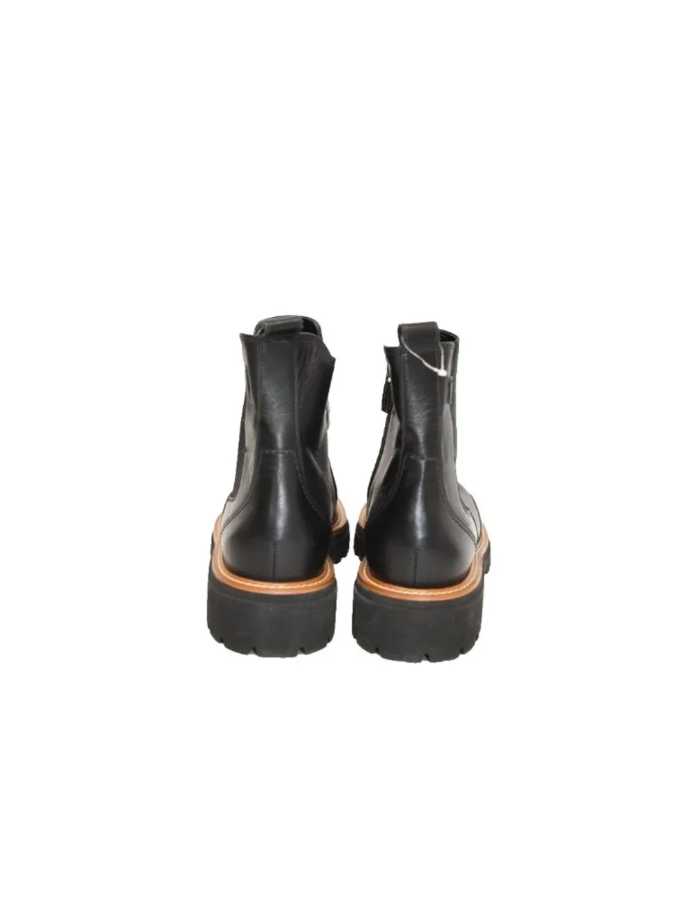$550 PAUL GREEN WATSON GORE-TEX CHELSEA ZIP LEATHER BOOTIE BLACK 10.5 (TF21)
